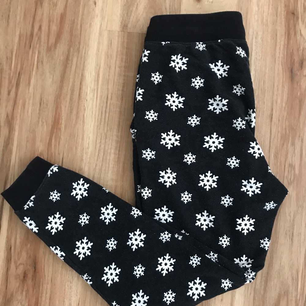 Womens Snowflake Joggers